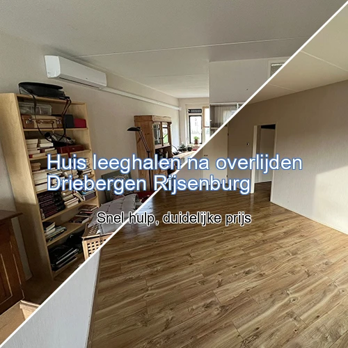 Banner voor Huis leeghalen na overlijden Driebergen Rijsenburg