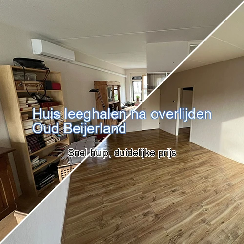 Banner voor Huis leeghalen na overlijden Oud Beijerland